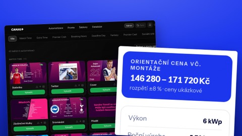 Systém automatizace grafiky pro Canal+ a kalkulačka ceny, kterou stavím výrobcům