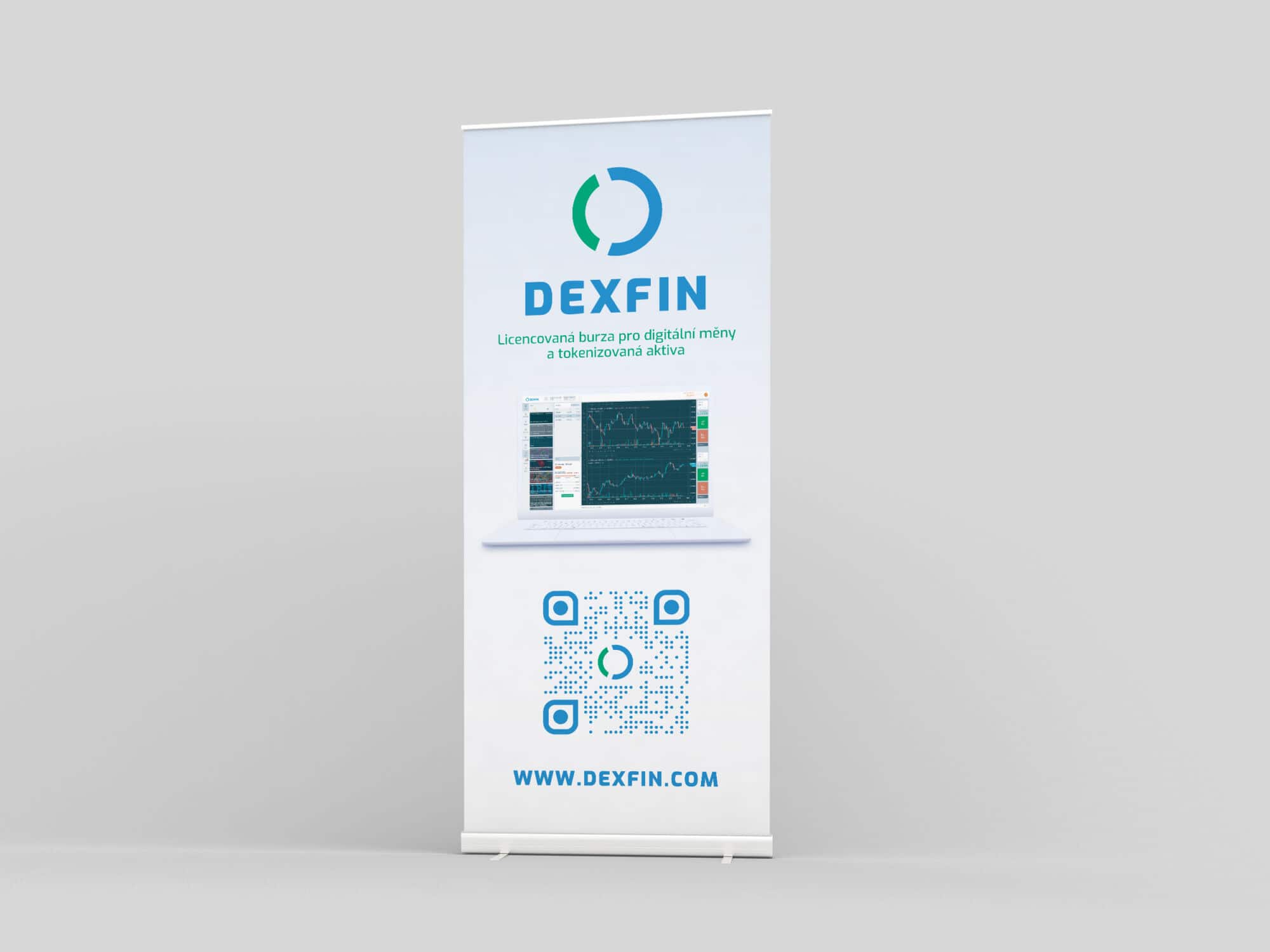Tvorba loga a vizuální identity Dexfin rollup