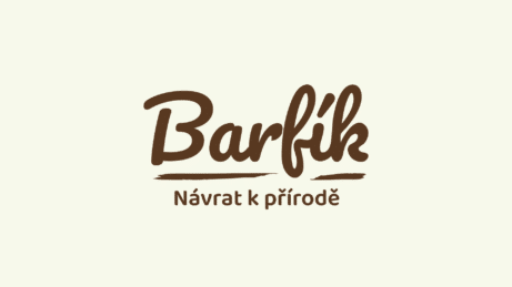 Tvorba loga a vizuální identity Barfík packshot