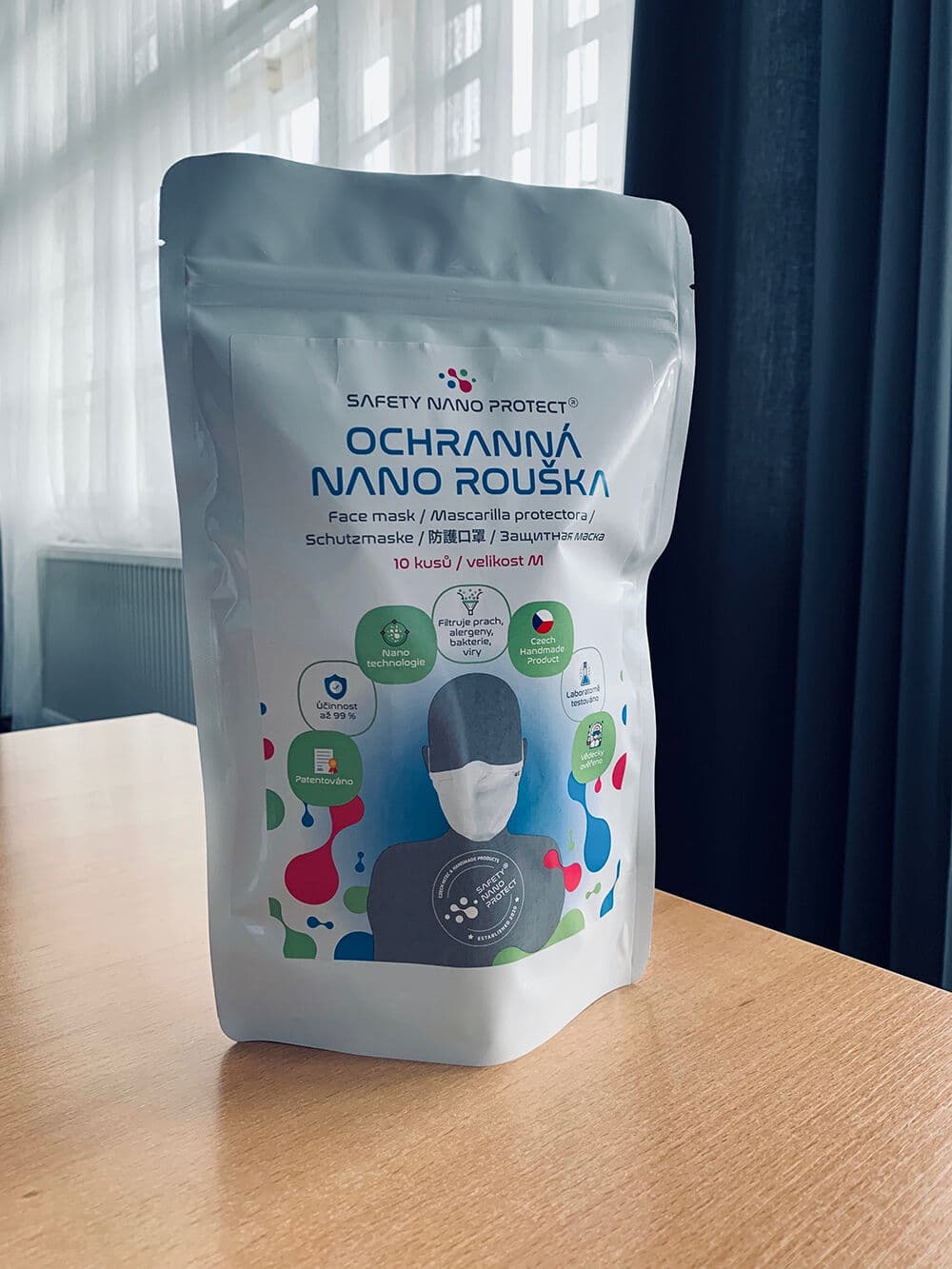 Tvorba loga a vizuální identity Safety Nano Protect obal